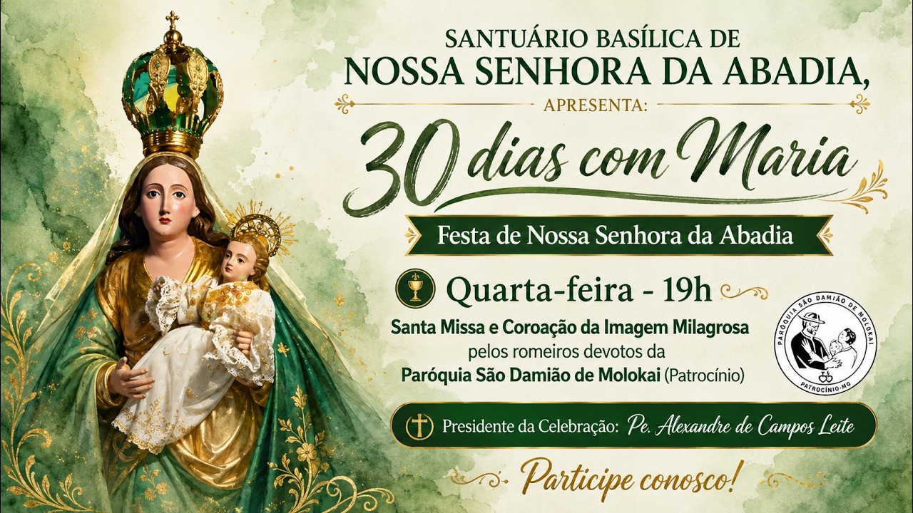 30 dia com Maria - Santa Missa e Coroação - Paroquia Sao Damião de Molokai