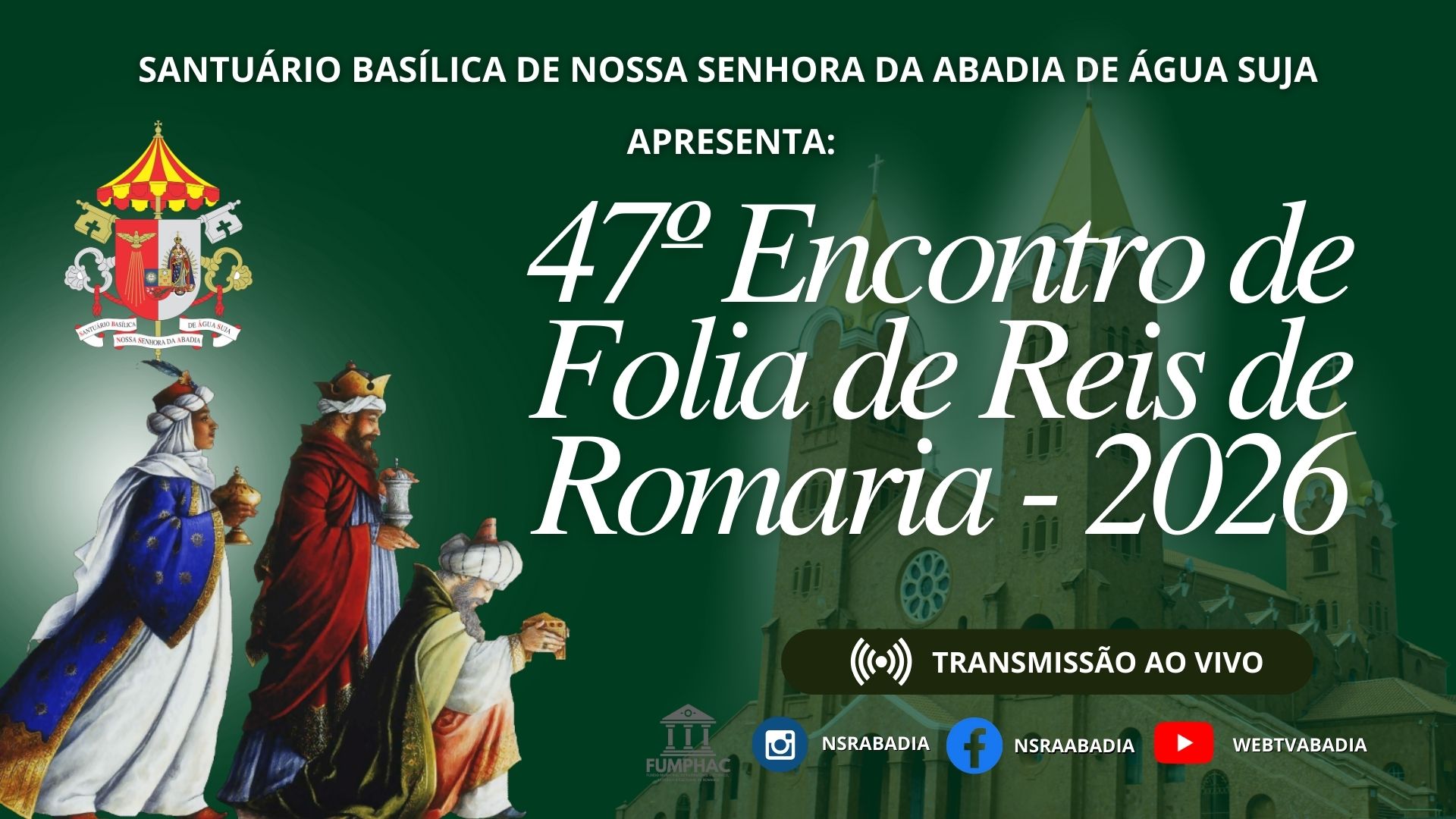 47º Encontro de Folia de Romaria 2026