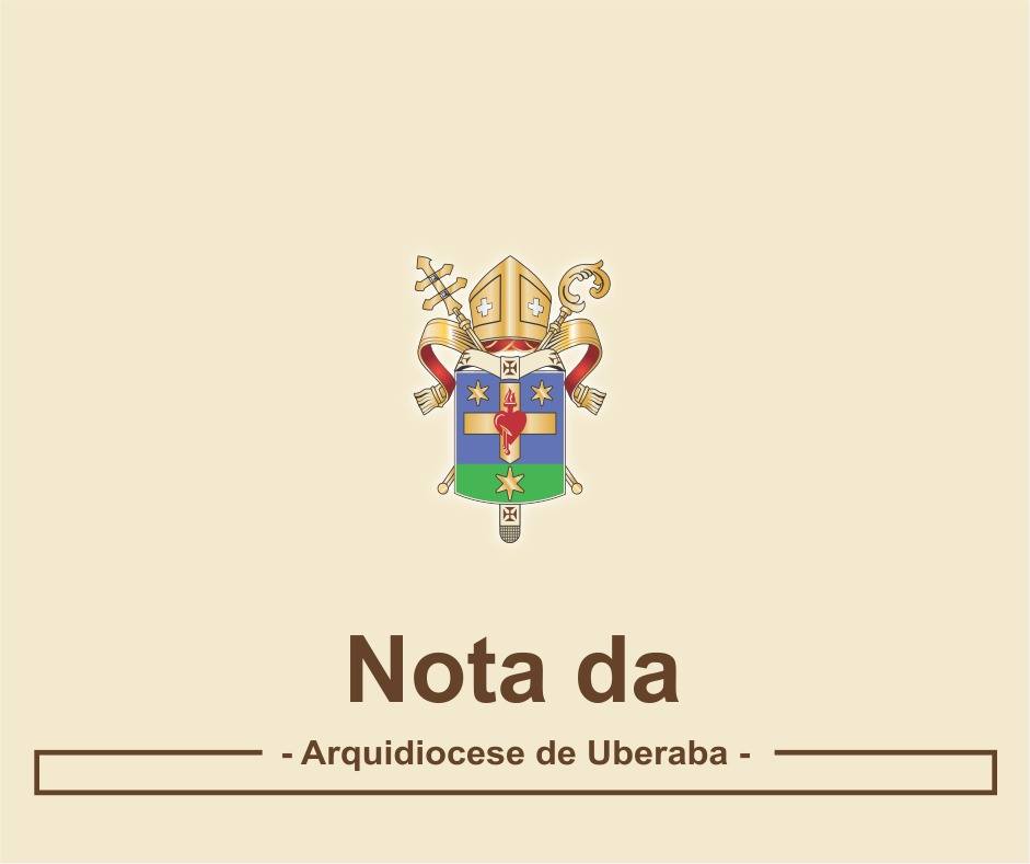 Comunicado Oficial da Arquidiocese de Uberaba