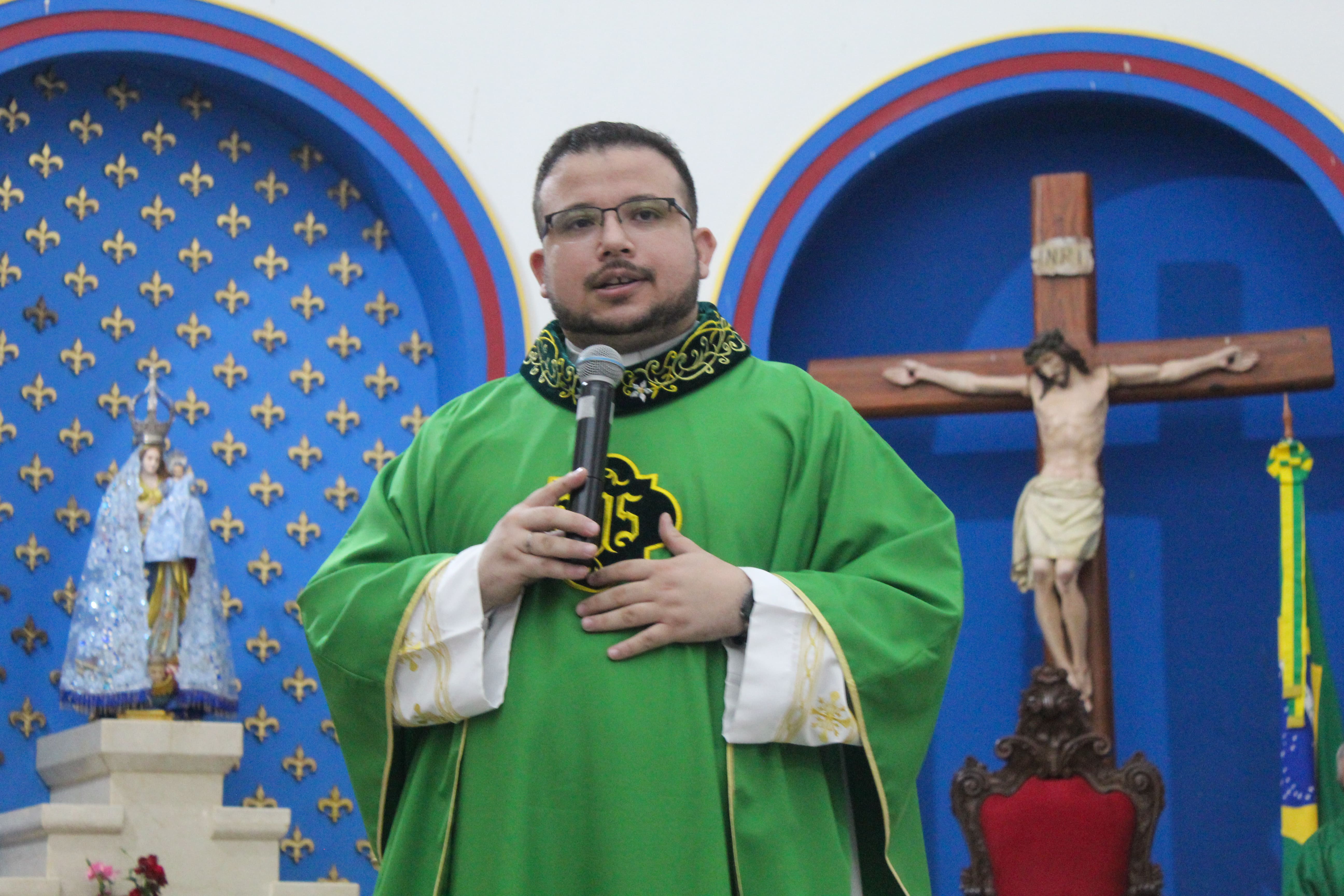Comunidade acolhe com alegria o novo vigário do Santuário Basílica de Nossa Senhora da Abadia