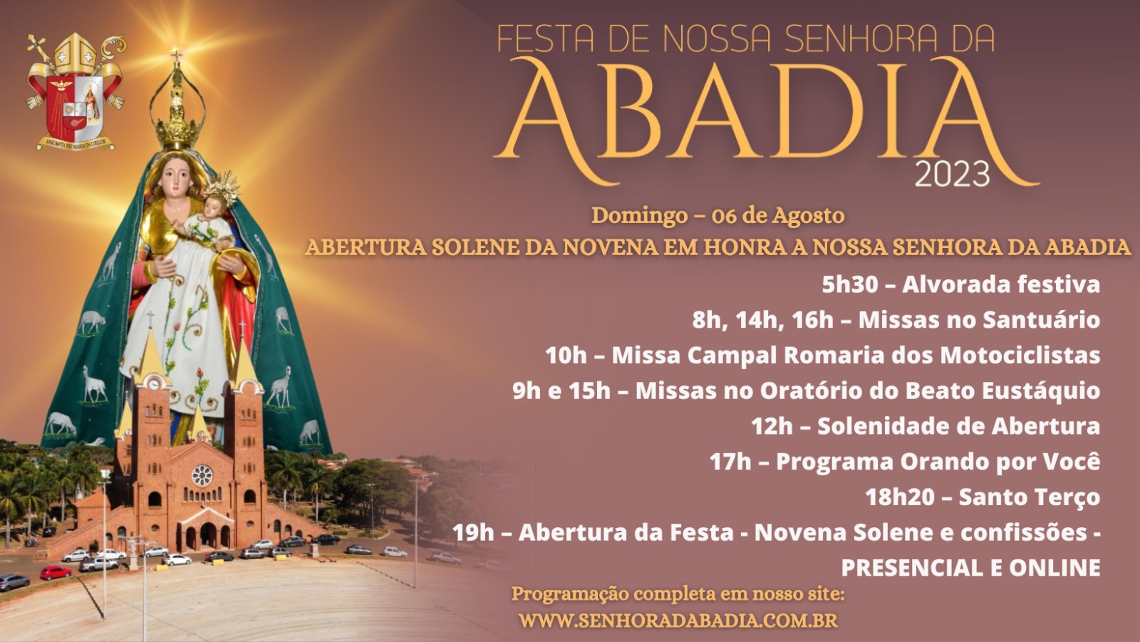 FESTA DE N' S' DA ABADIA - ABERTURA OFICIAL - 06/08/2023