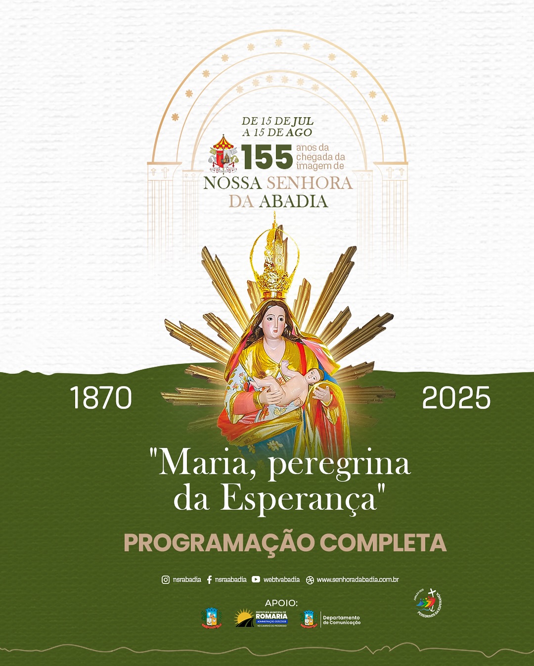 FESTA DE NOSSA SENHORA DA ABADIA 2025