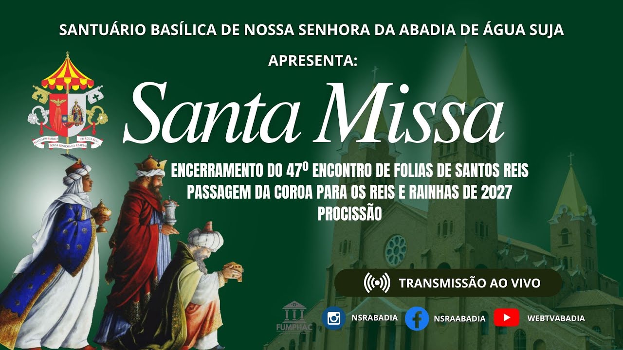 Santa Missa e Encerramento do 47º Encontro de Folias de Santos Reis 2026