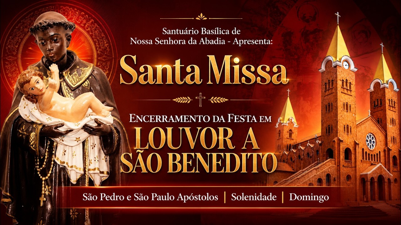 Santa Missa Encerramento da Festa em Louvor a São Benedito - 28/06/2026